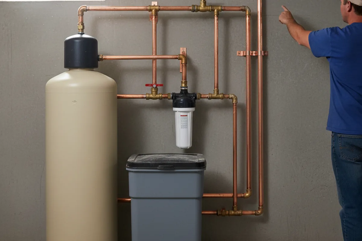 Whole-house water treatment system installed in New Wilmington